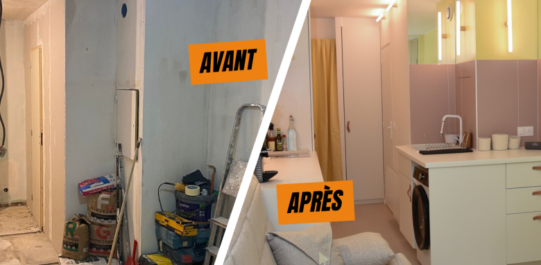 Rénovation appartement Paris 17 : Sublimer un studio étudiant de A à Z
