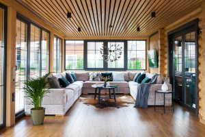 création véranda bois