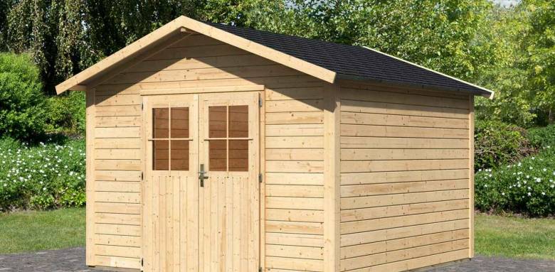 abri de jardin classique, en bois