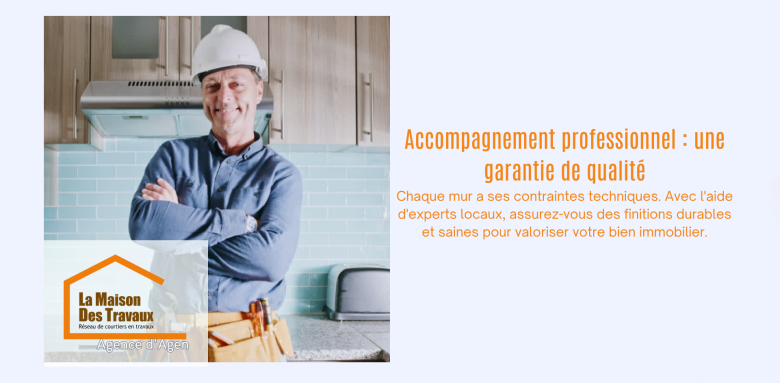 Chaque mur a ses contraintes techniques. Avec l'aide d'experts locaux, assurez-vous des finitions durables et saines pour valoriser votre bien immobilier.