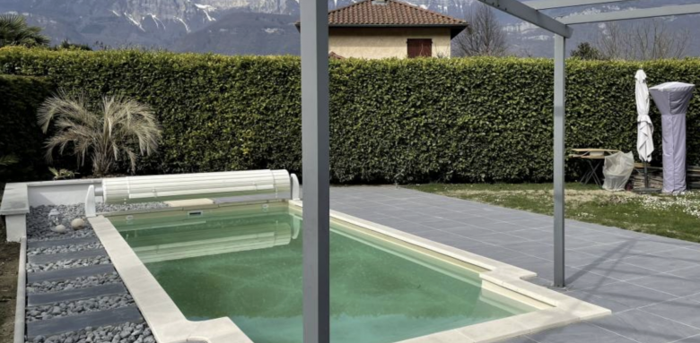 Mini piscine pour nos clients du Cheylas