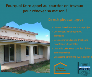Rôles du courtier en travaux sur une rénovation de maison - Solliès-Toucas 83