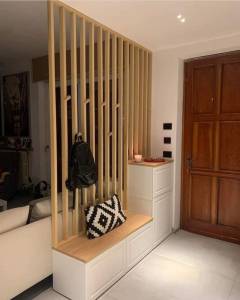 entrée appartement délimitée