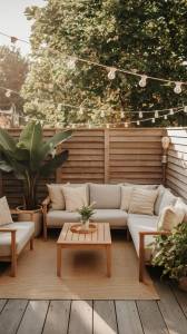 Aménagement d'une terrasse de 12m2 à Vitré