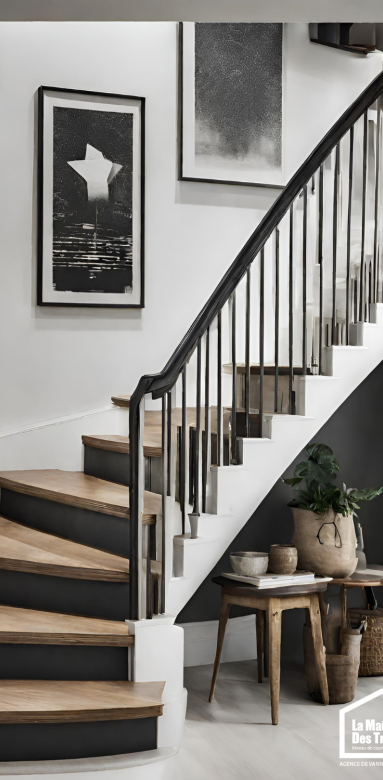 La Maison des Travaux Vannes Sarzeau Pénestin escalier sur mesure