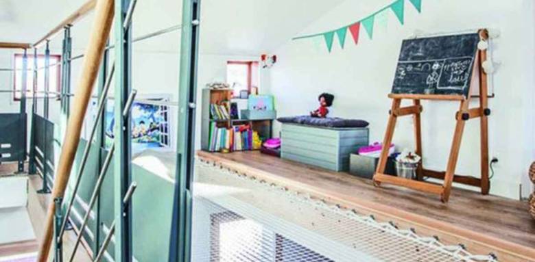 Mezzanine espace de jeux enfants
