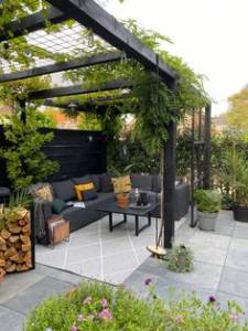 terrasse couverte : pergola