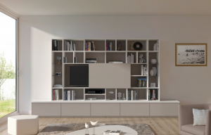 Faire installer un meuble TV bibliothèque sur-mesure