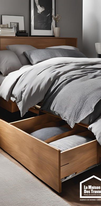 chambre longue astuce rangement