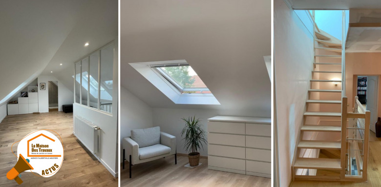 amenagement combles, travaux combles savoie, savoie, courtiers en travaux, travaux, combles perdus, rénovation, isolation toit, toiture, espace perdu