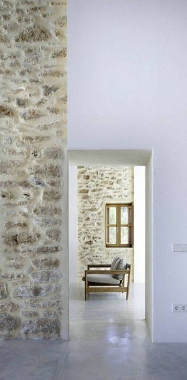 Rénovation moderne d'une maison en pierres Yvelines