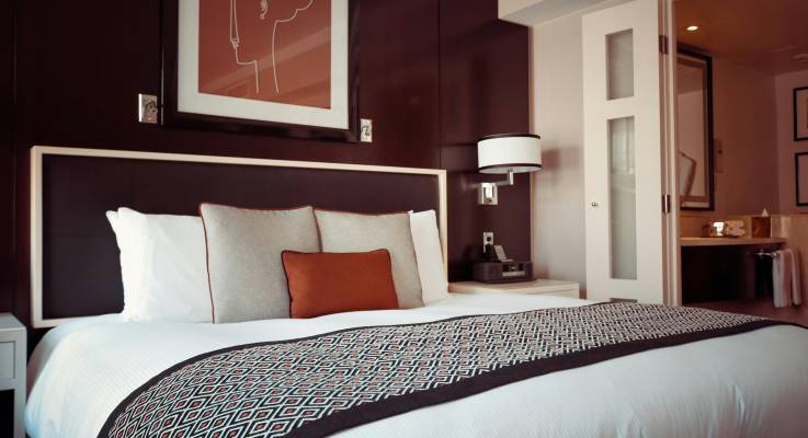 Chambre d'hotel rénovée dans les Yvelines