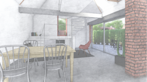 Création et implantation d'un escalier par architecte