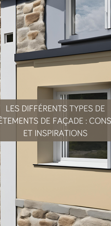 Les différents types de revêtements de façade