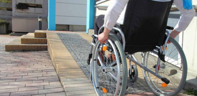 Rampe pour personne handicapée