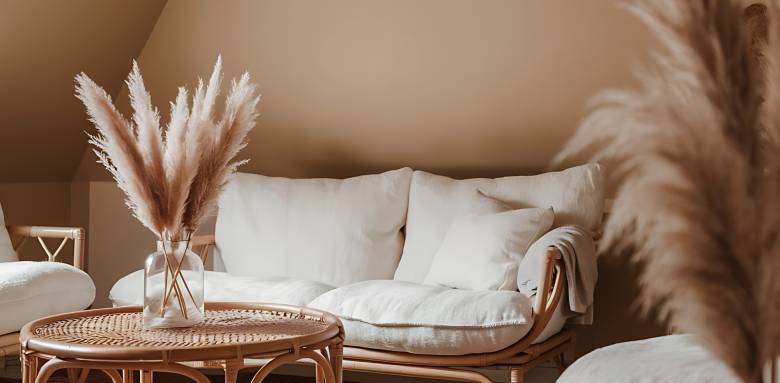 Tendances déco 2025 - style bohème naturel et rotin dans l'ouest lyonnais