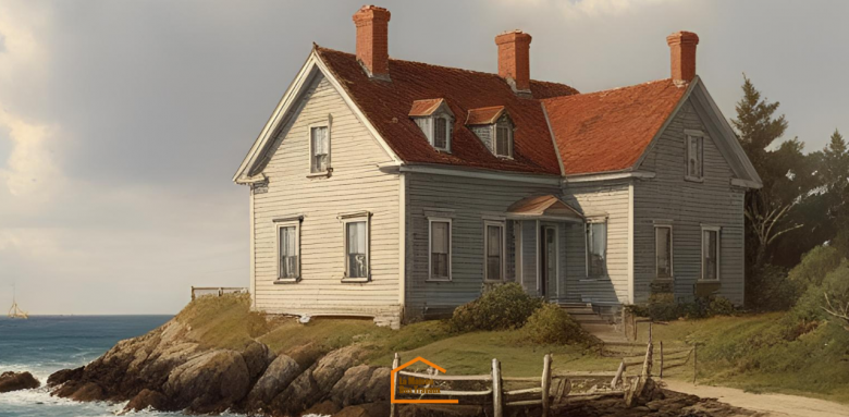 maison ancienne en bord de mer