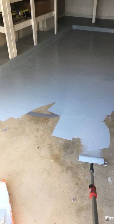 Sol de garage en peinture