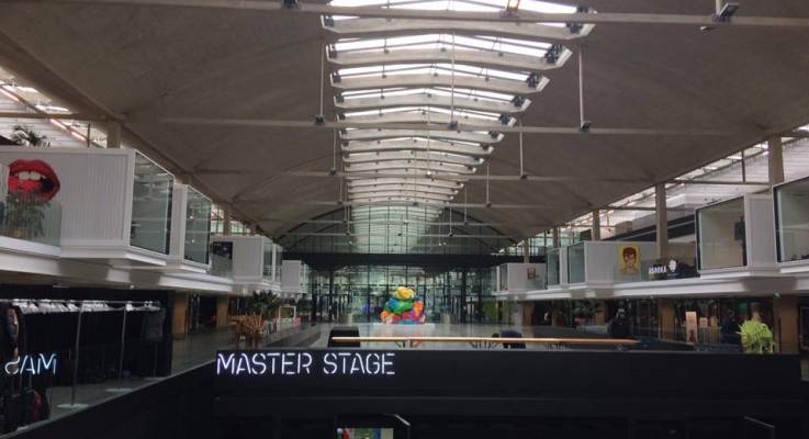 Hall d'un espace de coworking