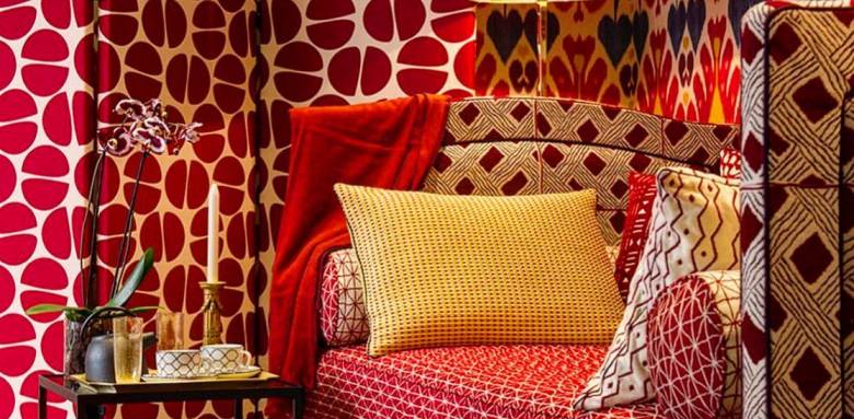 Tissu à motif - Manach timeless room