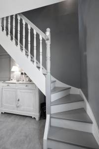 Escalier repeint