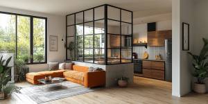 une verrière pour définir les espaces avec style