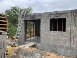 Construction en blocs béton