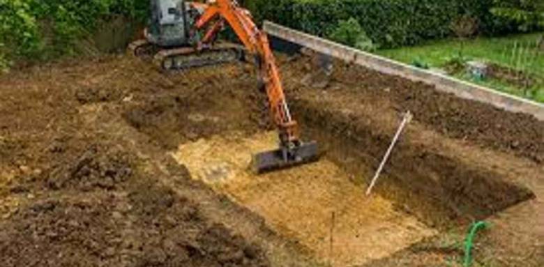 Terrassement de piscine