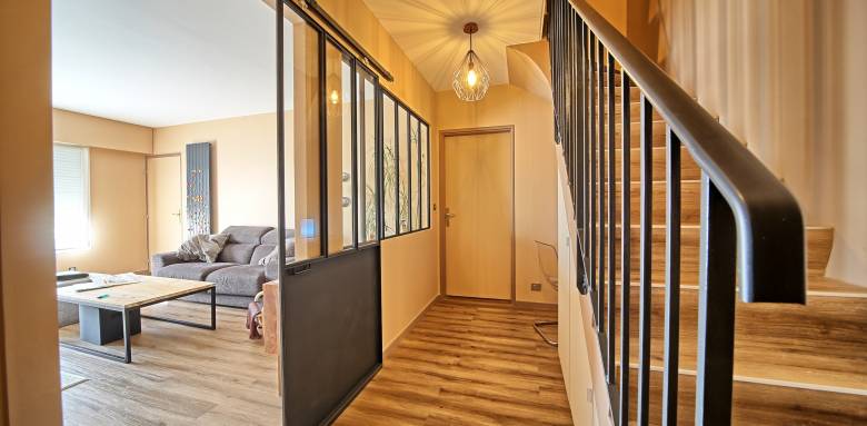 installer une verrière dans le salon, verrière salon, verrière d'atelier, prix verrière sur mesure, Clamart