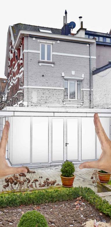 Construction d'une véranda à Deauville