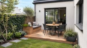 Aménagement d'une petite terrasse à Sautron 