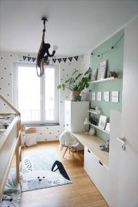 Mobilier blanc et décoration dans une chambre d'enfant - Arras 62