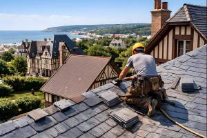 rénover la toiture de sa maison à Deauville