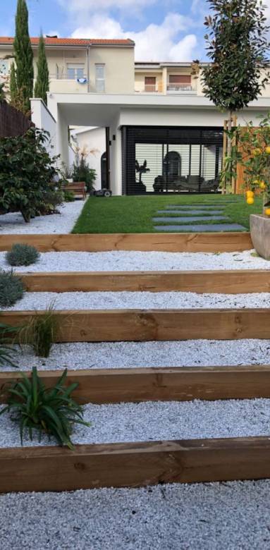 jardin en pente