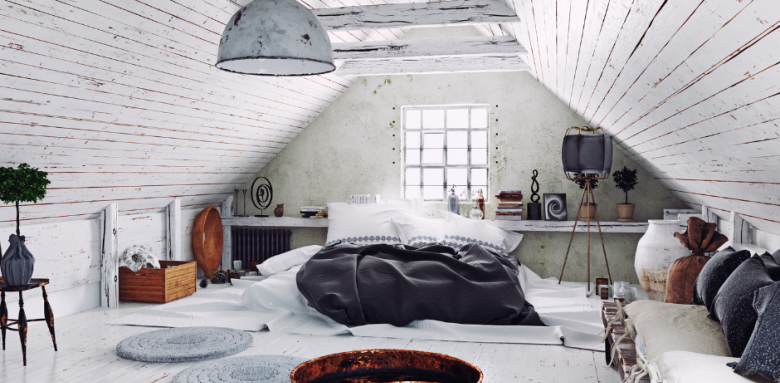 Aménager une chambre mansardée Poissy