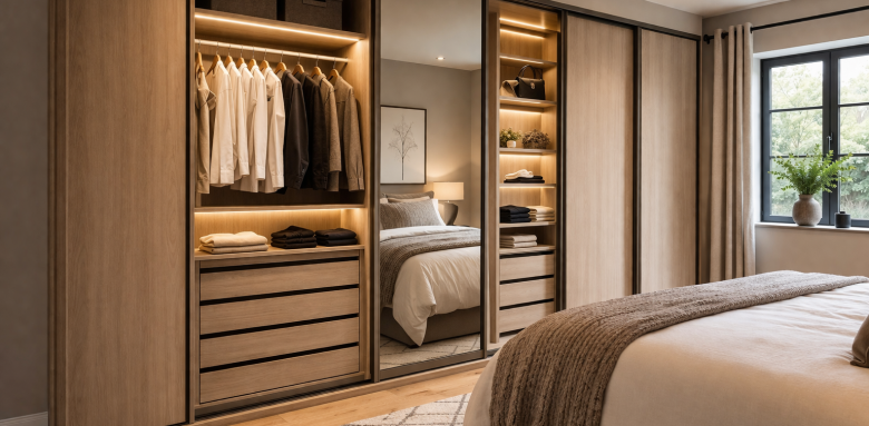 Placard sur mesure dans une chambre parentale : optimiser l’espace avec style