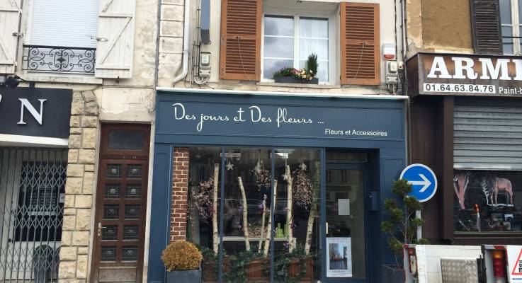 Façade de la boutique de fleurs