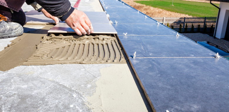 Terrasse carrelage Laval