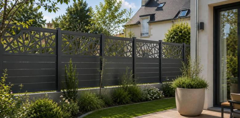 Installation d'une clôture en alu - Nantes 44000 44200