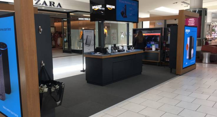 Pop-up store dans une galerie commerçante de Caen