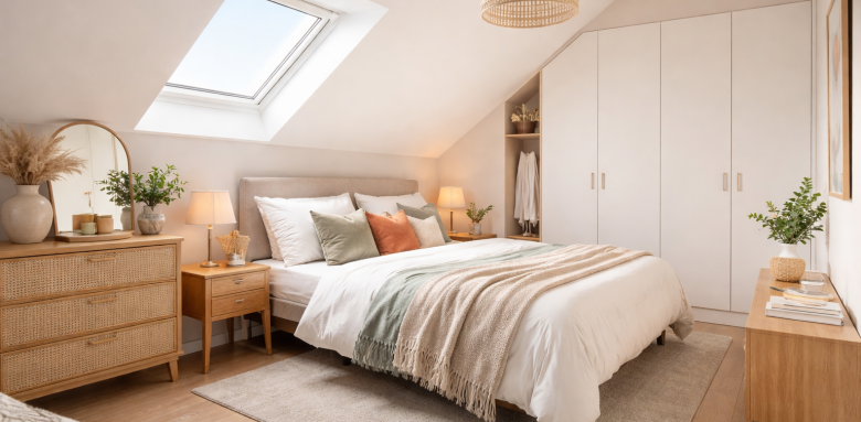 Chambre sous les toits