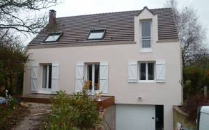 Maison après mise en œuvre d'une ITE à Caen (14000)