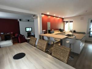 Cuisine ouverte sur séjour