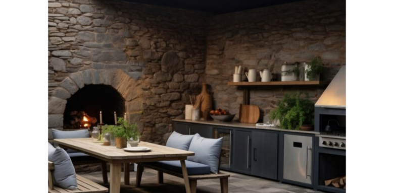 ☀️🍽️ Créez une cuisine extérieure de rêve avec La Maison des Travaux Cenon & Le Bouscat ! 🌿✨