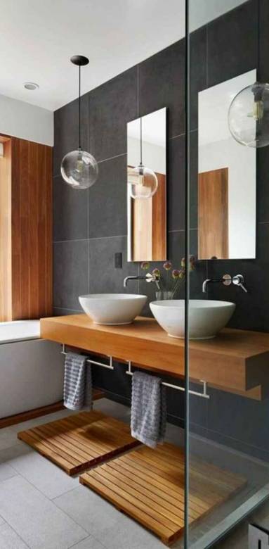 Choisir ses vasques pour la salle de bain, double vasque - Nantes 44