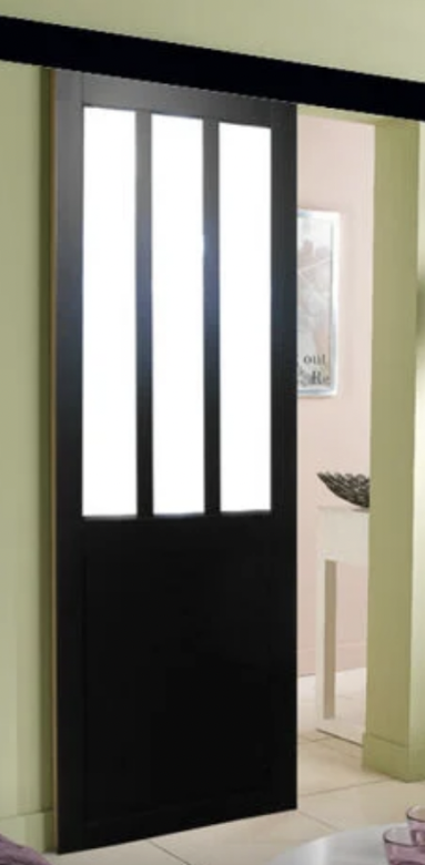 Porte coulissante inspiration verrière ManoMano