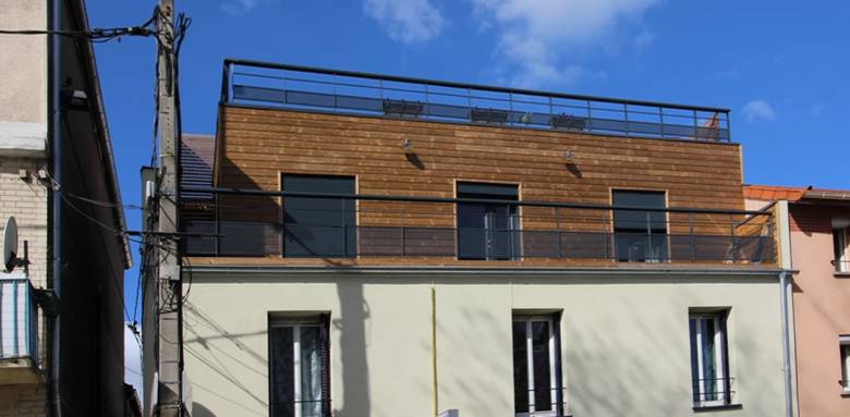 Surélévation bois de maison