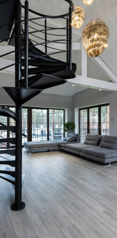 duplex ouvert pour gagner en espace et volumes