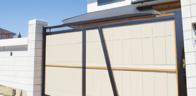 Génération 3D d'un portail devant une maison 5