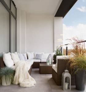 amenager loggia décoration